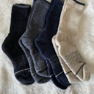 Bombas Women's Casual Socks in Black, Gray, and Tan